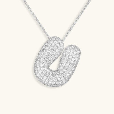 Collier Initiale Diamant – Bubble