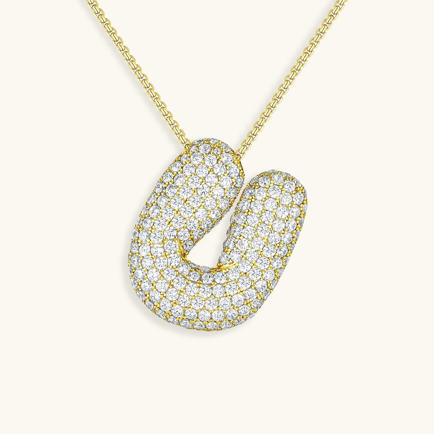 Collier Initiale Diamant – Bubble