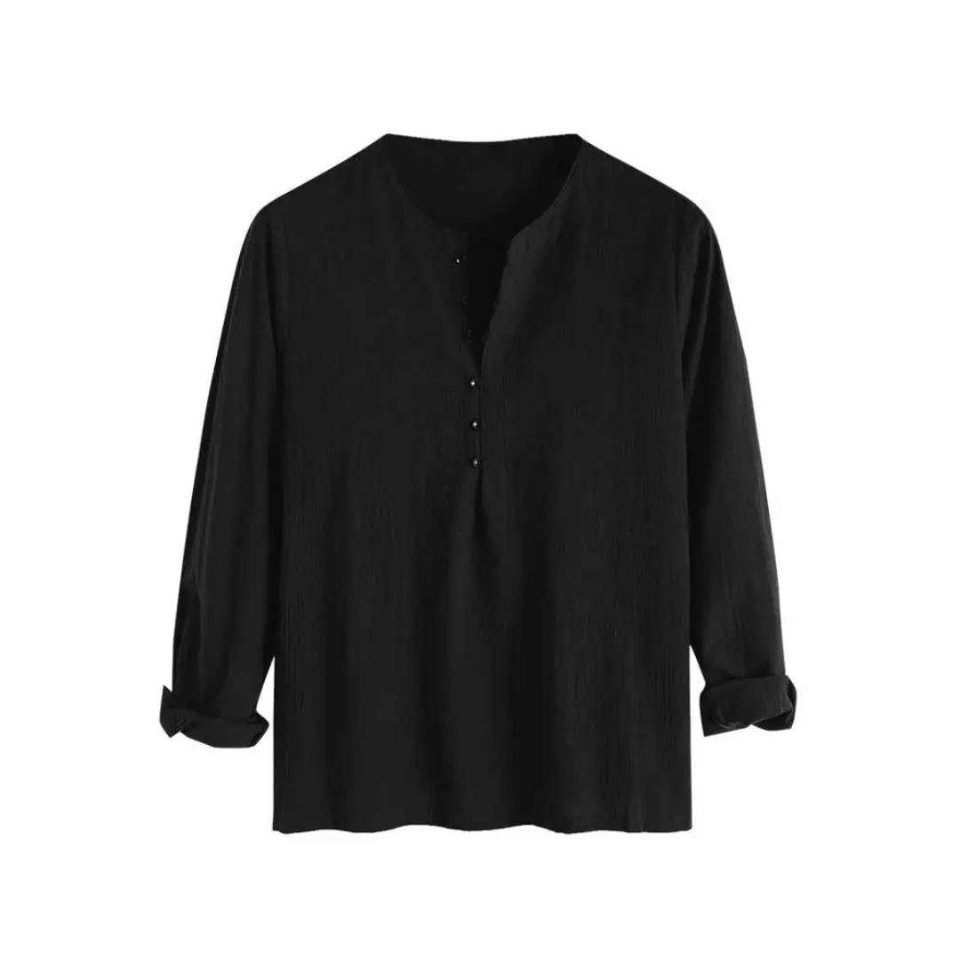 Oisin - Chemise Henley - Décontracté - Hommes