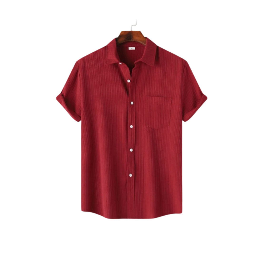 Eryk - Chemise à Manches Courtes - Décontracté - Hommes