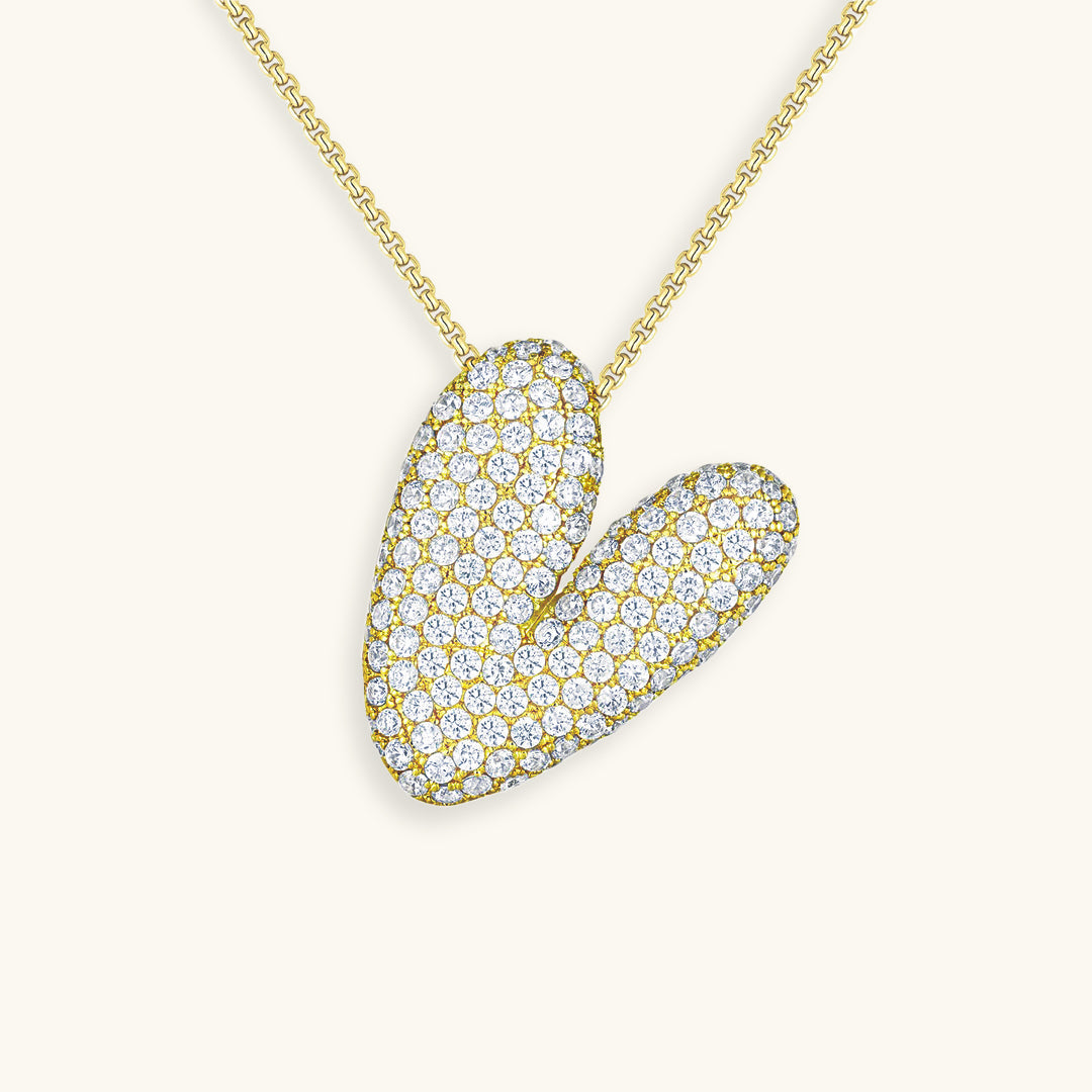 Collier Initiale Diamant – Bubble