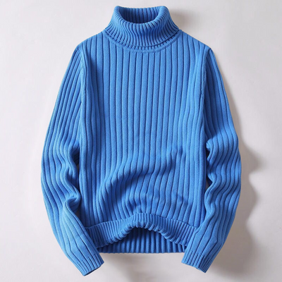 Léo - Pull automne à col roulé homme