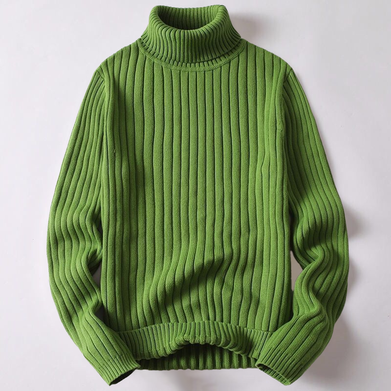 Léo - Pull automne à col roulé homme