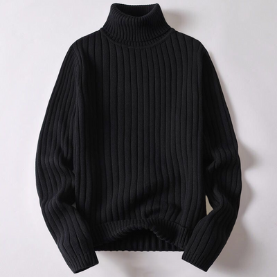 Léo - Pull automne à col roulé homme