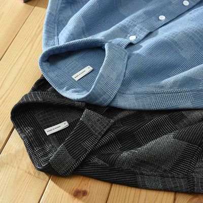 Declan - Chemise en patchwork - Élégant - Hommes