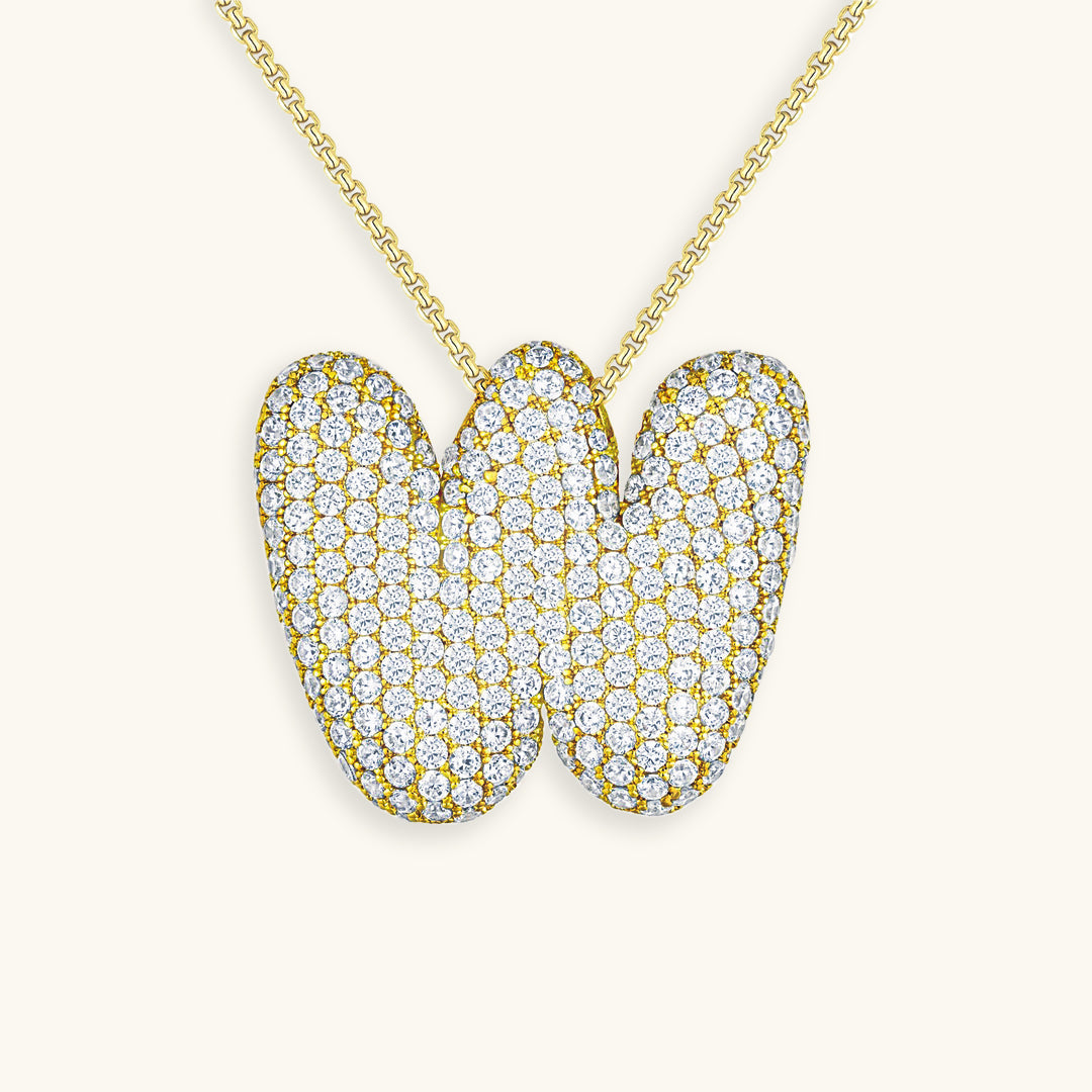Collier Initiale Diamant – Bubble