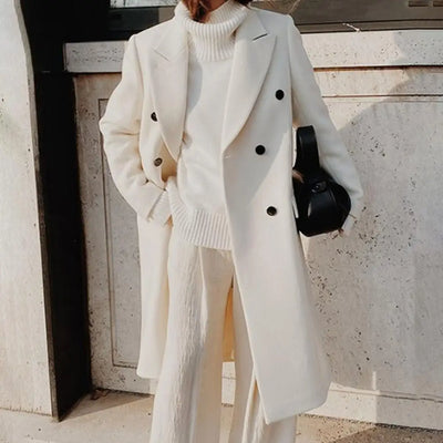 Léa - Manteau femme long élégant