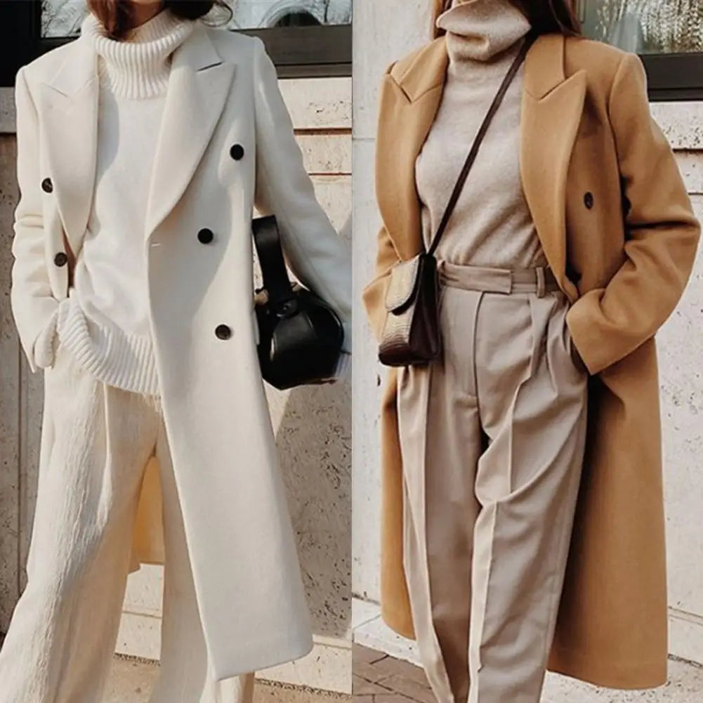 Léa - Manteau femme long élégant