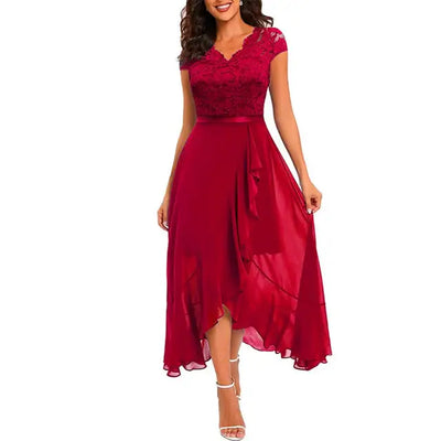 Mathilde - Robe De Soirée En Dentelle Avec Finition Luxueuse
