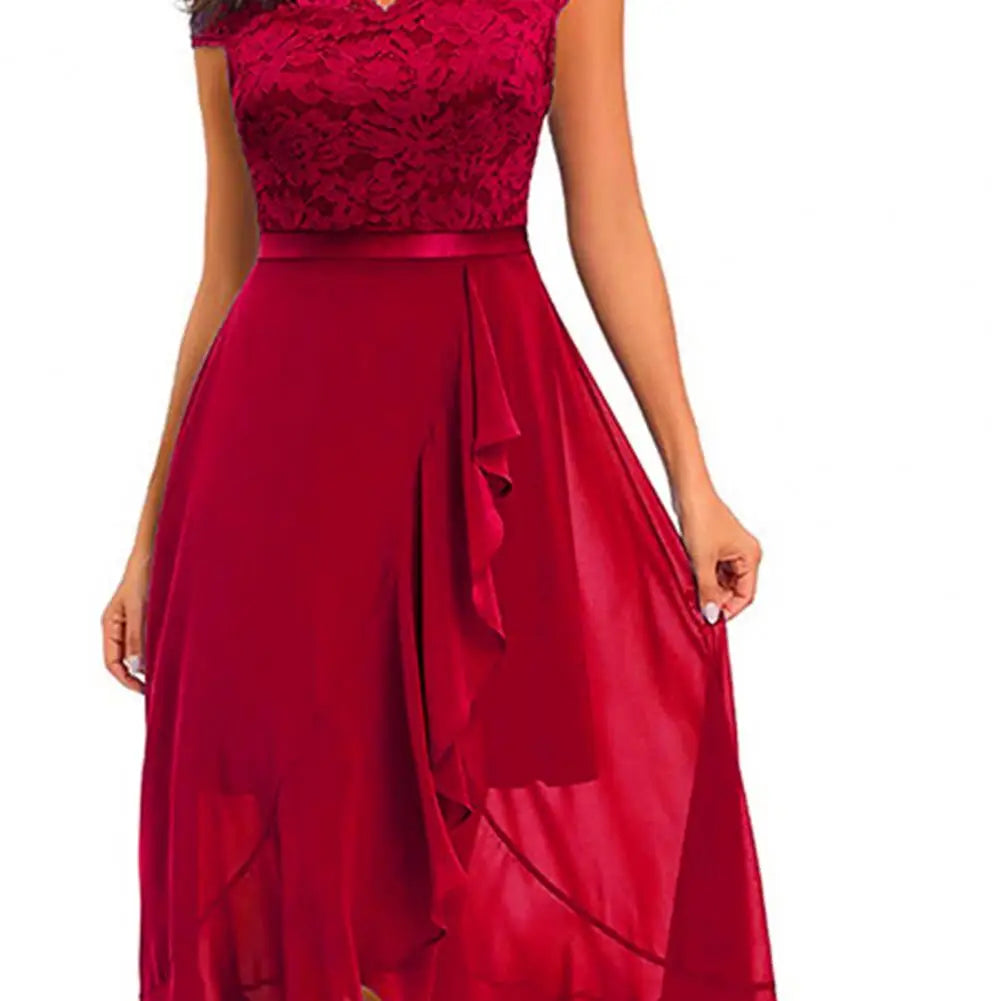 Mathilde - Robe De Soirée En Dentelle Avec Finition Luxueuse