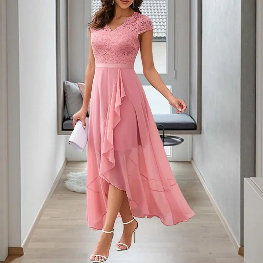 Mathilde - Robe De Soirée En Dentelle Avec Finition Luxueuse