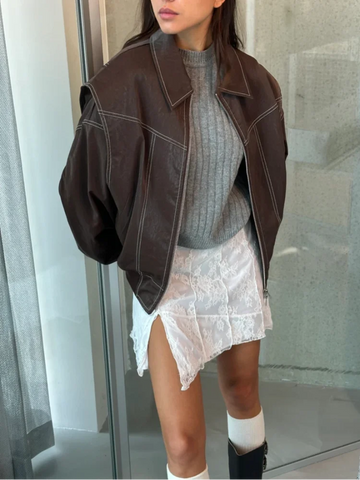 Gabriel – Veste En Cuir Luxueuse Avec Un Style Intemporel