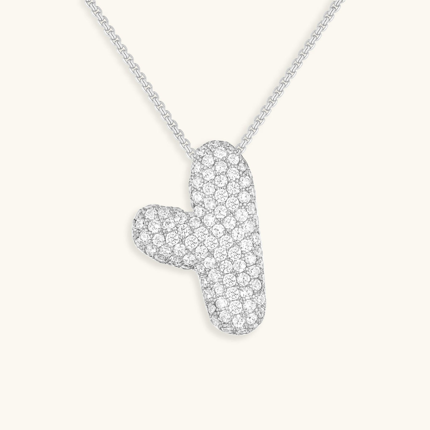 Collier Initiale Diamant – Bubble