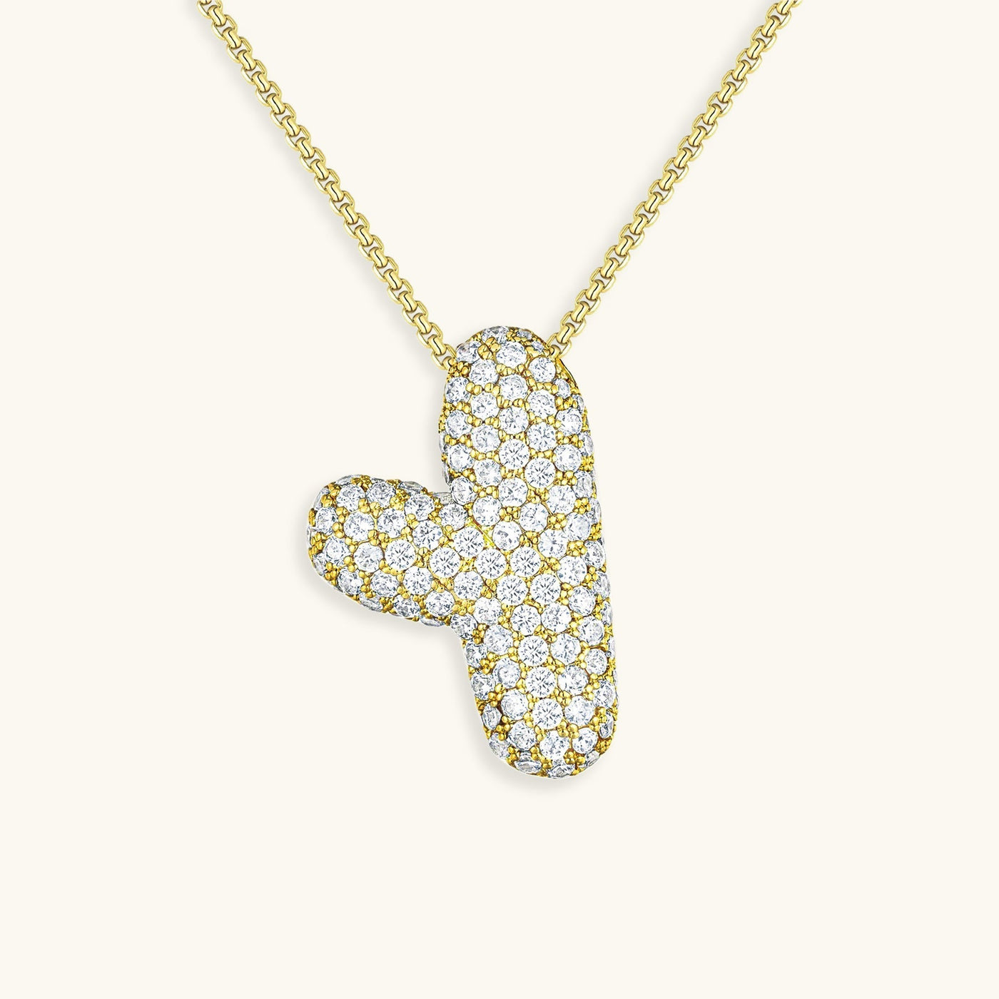 Collier Initiale Diamant – Bubble