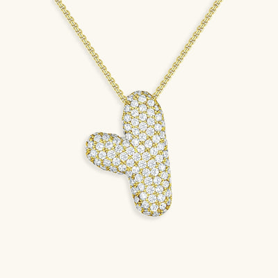 Collier Initiale Diamant – Bubble