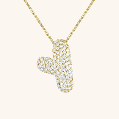Collier Initiale Diamant – Bubble