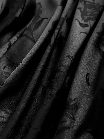 Vance - Chemise en Satin à Fleurs - Style Luxueux - Hommes