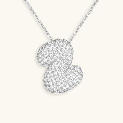 Collier Initiale Diamant – Bubble