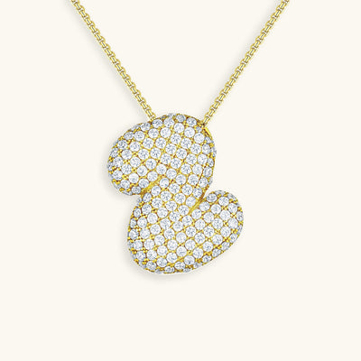 Collier Initiale Diamant – Bubble