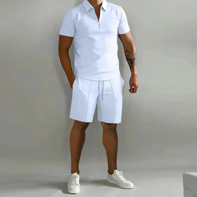 Drew - Polo shirt Set d'été - Décontracté - Coupe ample - Hommes
