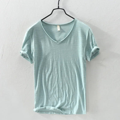 Johan - T-shirt col V - Intemporel - Hommes