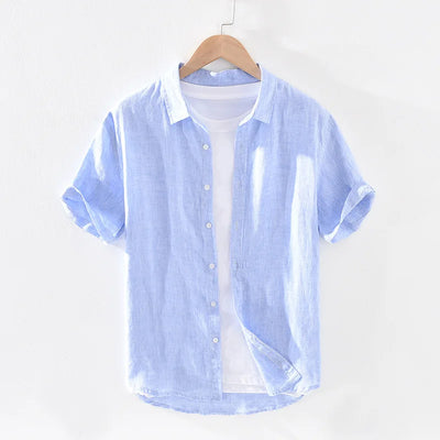 Malcolm - Chemise en Lin - Décontractée - Hommes