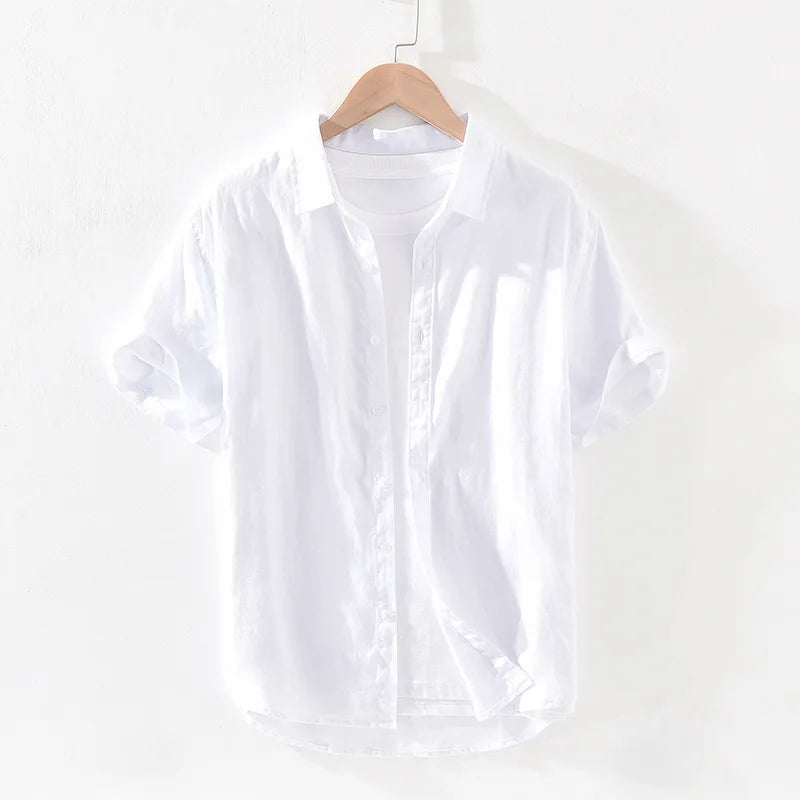 Malcolm - Chemise en Lin - Décontractée - Hommes