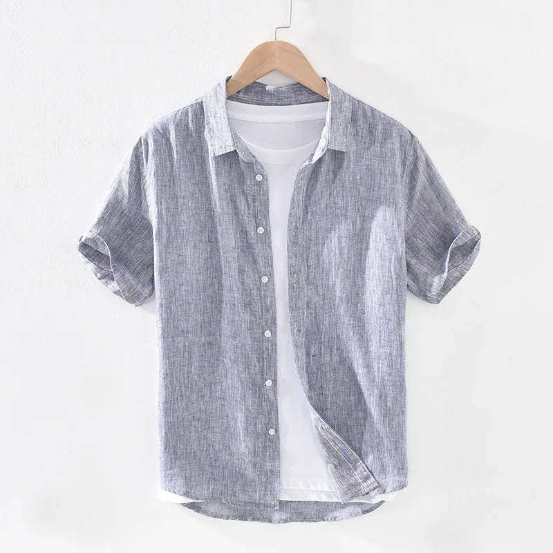 Malcolm - Chemise en Lin - Décontractée - Hommes