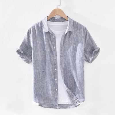 Malcolm - Chemise en Lin - Décontractée - Hommes