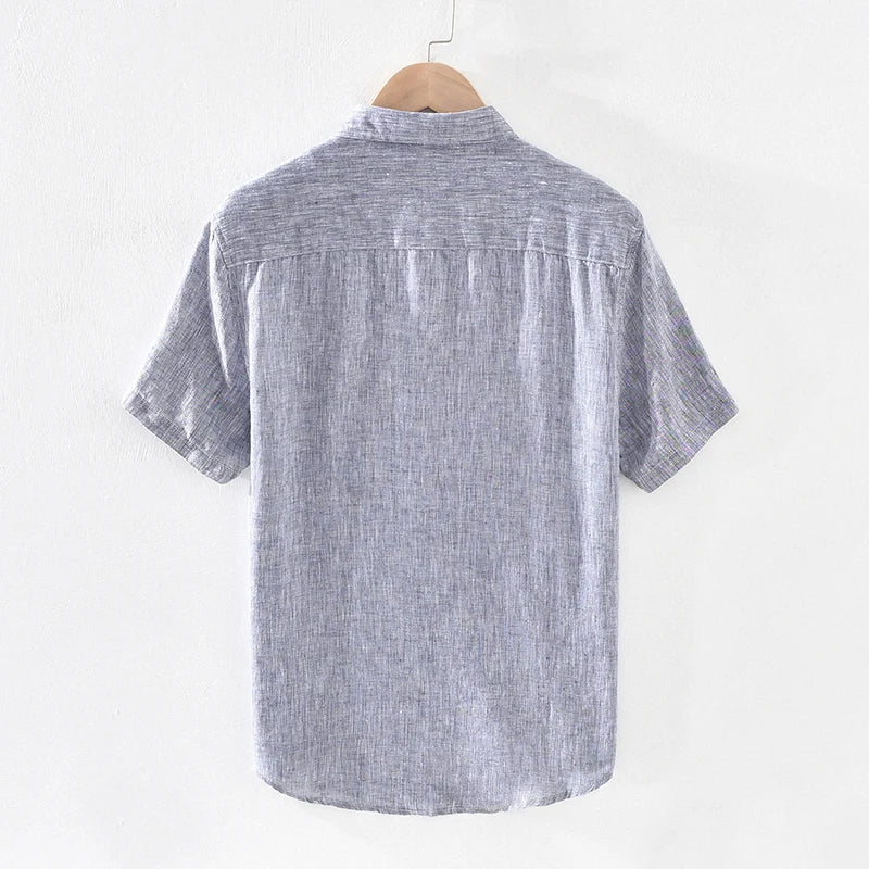 Malcolm - Chemise en Lin - Décontractée - Hommes
