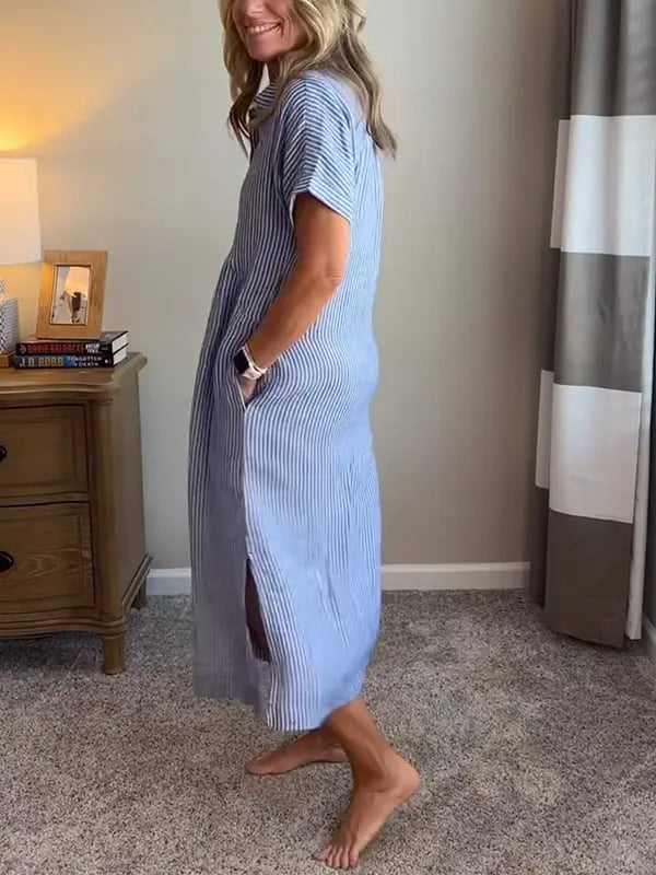 VITTORIA – Robe Chemise Élégante Décontractée
