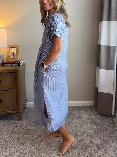 VITTORIA – Robe Chemise Élégante Décontractée