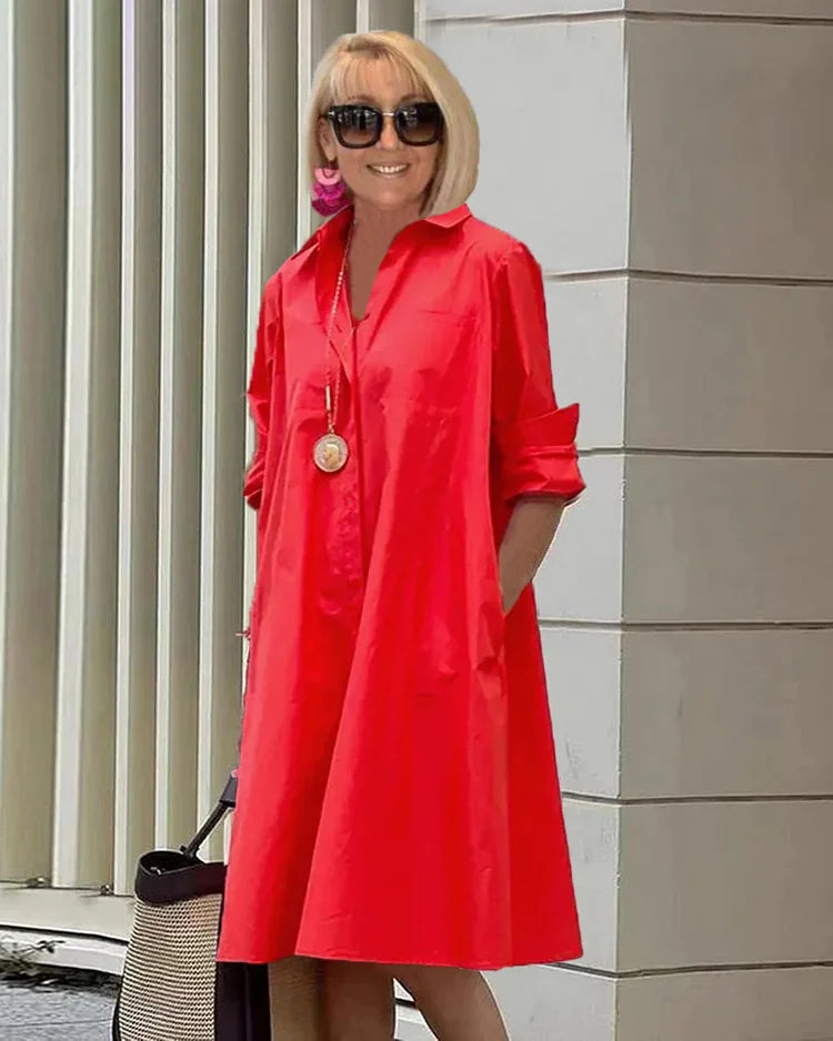 Charlotte - Robe Chemise Chic Et Élégante