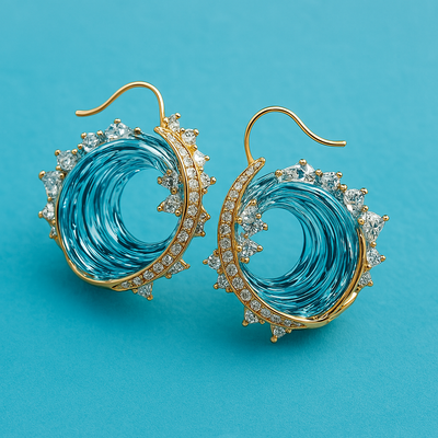 Boucles d'oreilles Oath de l'Océan