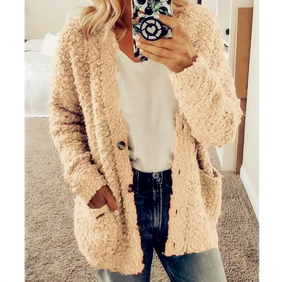 Emma | Cardigan polaire chaud et doux