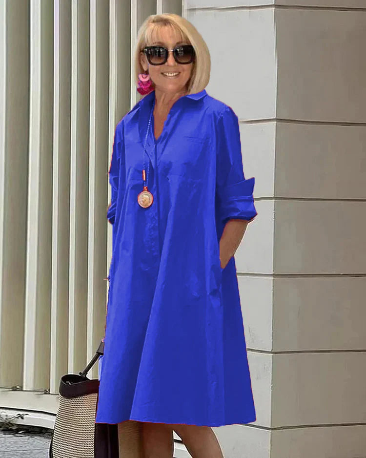 Charlotte - Robe Chemise Chic Et Élégante