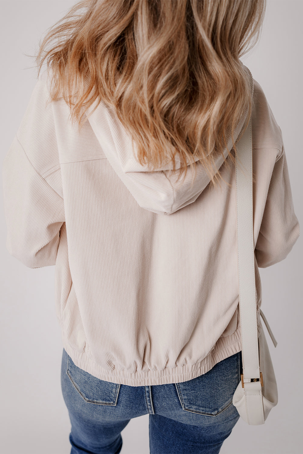 Fiona – Veste En Velours Côtelé Décontractée Avec Capuche Pour Un Style Relax