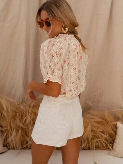 ELINA™ | LA BLOUSE FLEURS