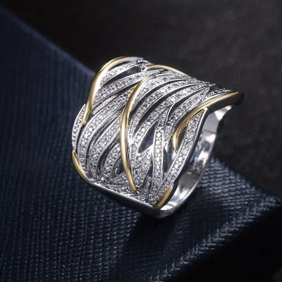 Bague Tressée Élégante Flerlagers