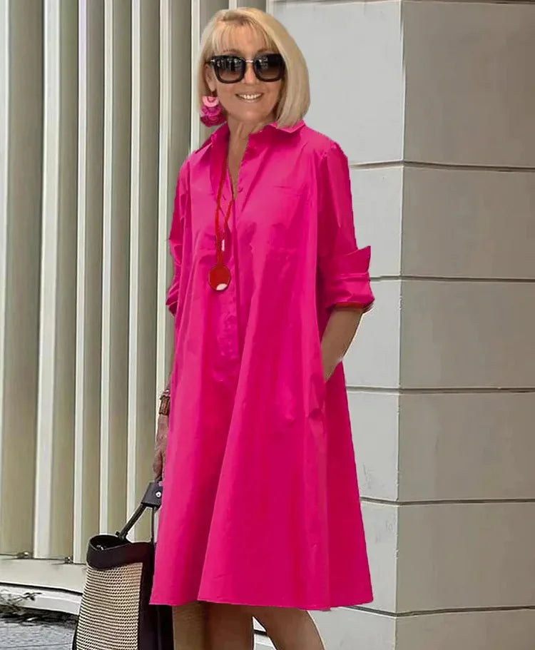 Charlotte - Robe Chemise Chic Et Élégante