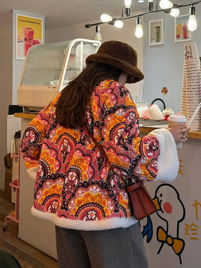 Claire – Manteau À Motif Bohème Pour Un Look Unique