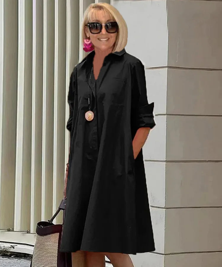 Charlotte - Robe Chemise Chic Et Élégante