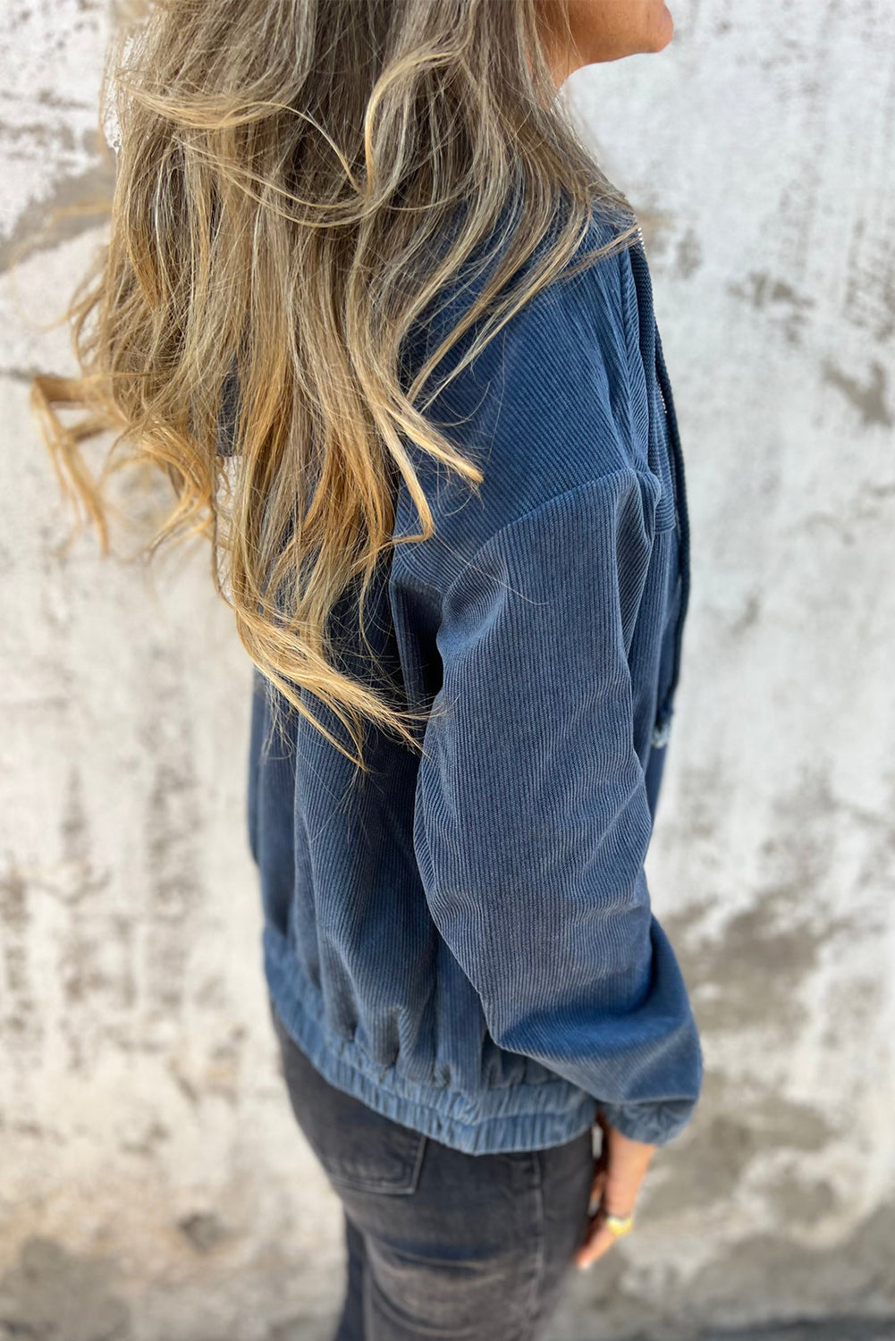 Fiona – Veste En Velours Côtelé Décontractée Avec Capuche Pour Un Style Relax