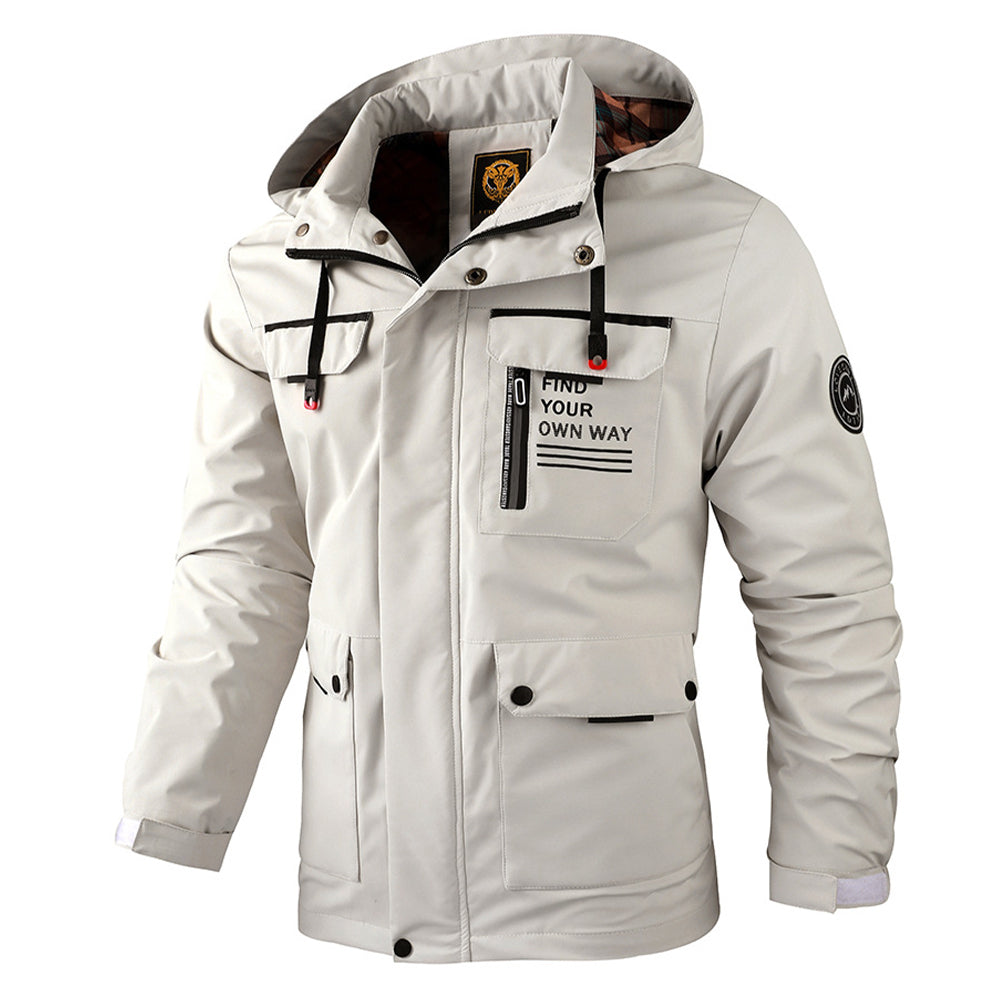 Benoît – Manteau Mi-Long Pour Hommes Avec Capuche, Design Pratique Et Élégant