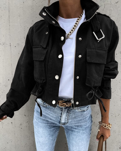 Inès - Veste femme style utilitaire