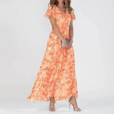 Kaitlyn | Robe maxi à fleurs élégante