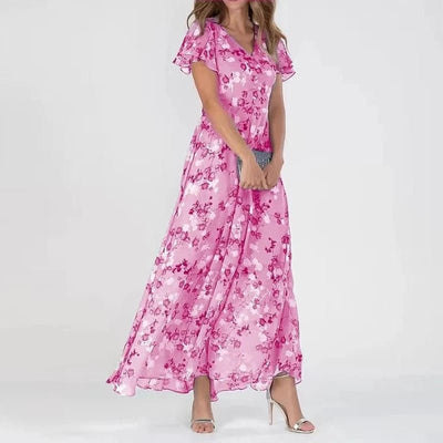 Kaitlyn | Robe maxi à fleurs élégante