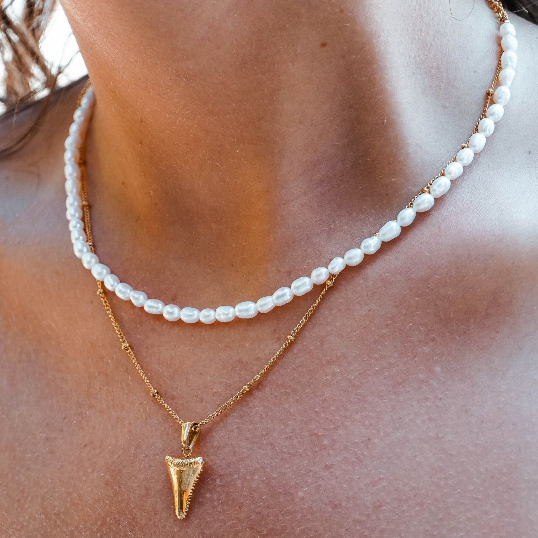 Collier ras-du-cou perles d’eau douce