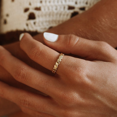 Bague Perlée