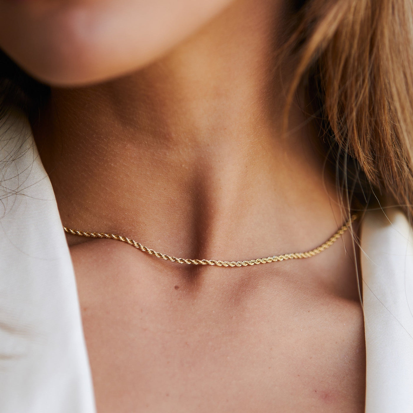 Collier chaîne torsadée “Calvi”
